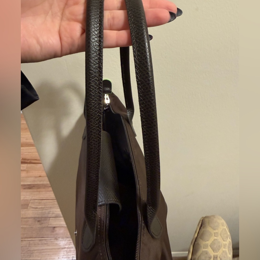 Longchamp Le Pliage Mocha Tote - Picture 8 of 9